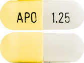 APO-Ramipril Capsules 1.25 mg