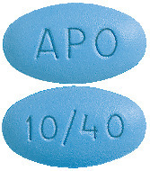 APO-Amlodipine/Atorvastatin 10/40 mg Tablets