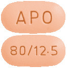 APO-Valsartan HCTZ 80 mg/12.5 mg Tablets