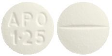 APO-Nebivolol 1.25 mg Tablets