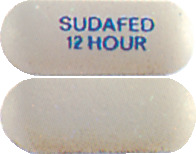 Sudafed Sinus 12 Hour Relief 120 mg Tablets (Prolonged release tablets)