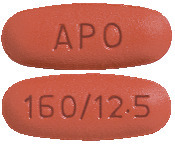 APO-Valsartan HCTZ 160 mg/12.5 mg Tablets
