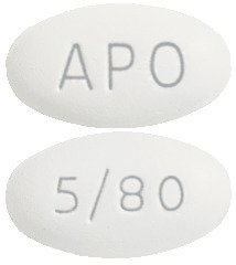 APO-Amlodipine/Atorvastatin 5/80 mg Tablets