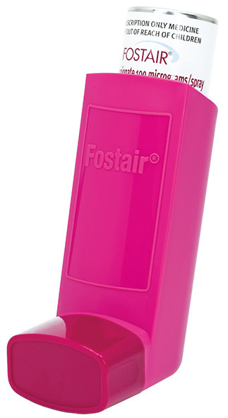 Fostair 100 mcg/6 mcg per actuation Metered dose inhaler
