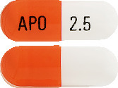 APO-Ramipril Capsules 2.5 mg