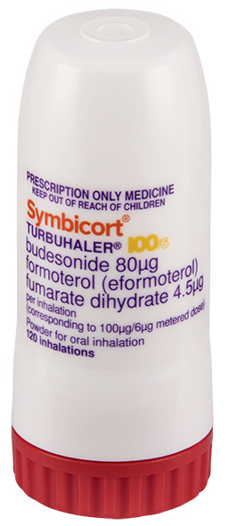 Symbicort Turbuhaler 100 mcg/6 mcg Powder for inhalation